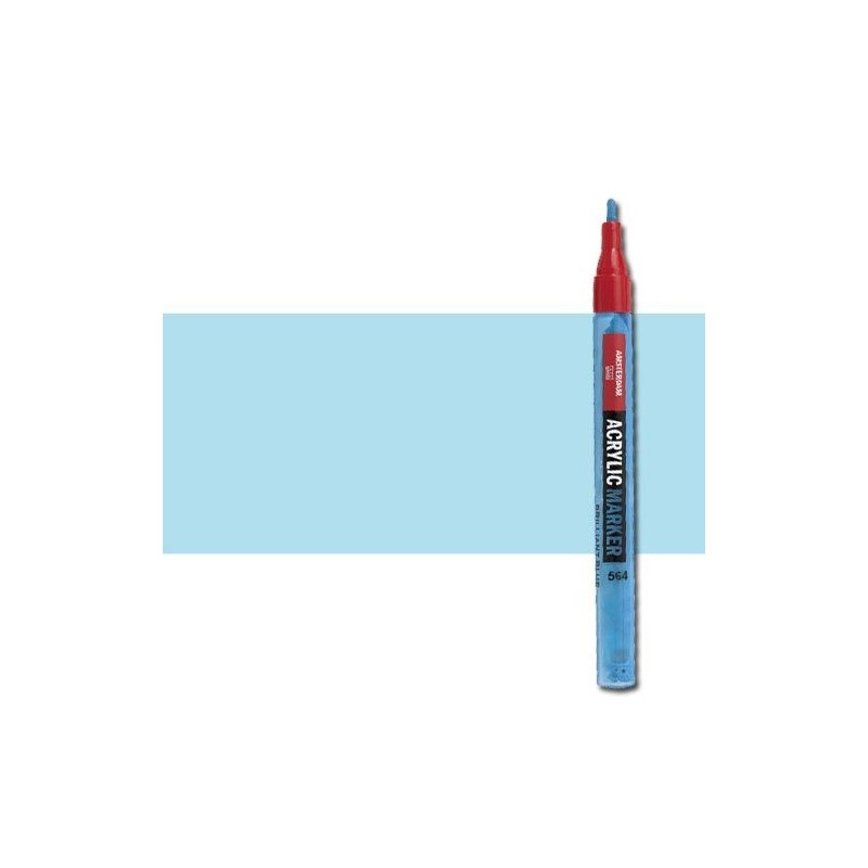 Fine art shop - Acrylic Marker Amsterdam color Light Blue 551 (2 mm.) | totenart.com