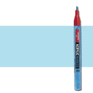 Fine art shop - Acrylic Marker Amsterdam color Light Blue 551 (2 mm.) | totenart.com