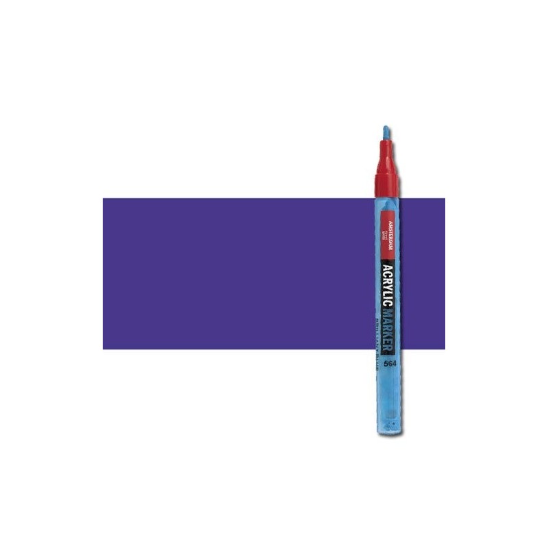 Fine art shop - Acrylic Marker Amsterdam color Ultramarine Violet Blue 507 (2 mm.) | totenart.com
