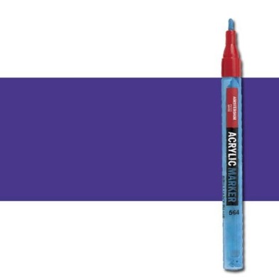 Fine art shop - Acrylic Marker Amsterdam color Ultramarine Violet Blue 507 (2 mm.) | totenart.com