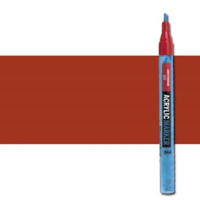 Fine art shop - Acrylic Marker Amsterdam color Burnt Siena 411 (2 mm.) | totenart.com