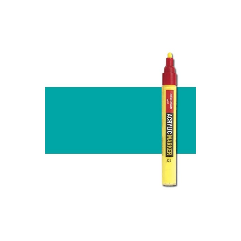 Fine art shop - Acrylic Marker Amsterdam color Turquoise Green 661 (4 mm.) | totenart.com