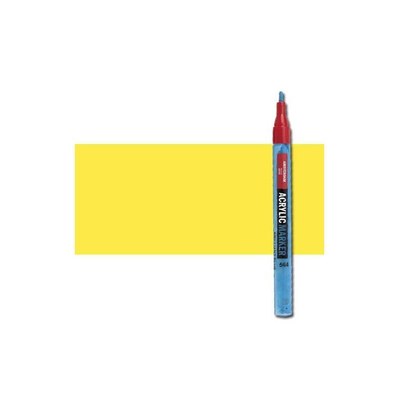 Fine art shop - Acrylic Marker Amsterdam color Reflex Yellow 256 (2 mm.) | totenart.com