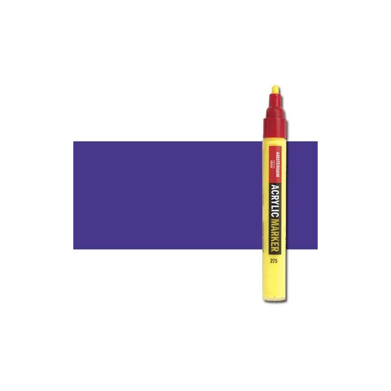 Fine art shop - Acrylic Marker Amsterdam color Ultramarine Blue Violet 507 (4 mm.) | totenart.com