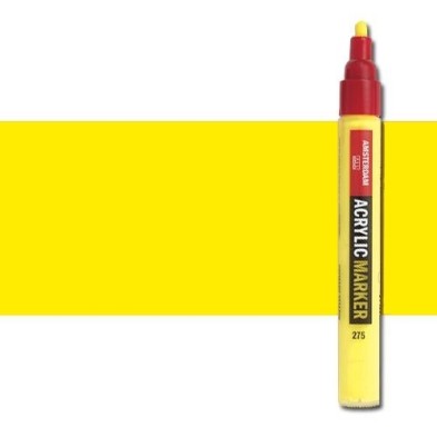 Fine art shop - Acrylic Marker Amsterdam color reflex yellow 256 (4 mm.) | totenart.com