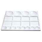  Fine art shop - Rectangular Plastic Palette with 20 holes, 25x33 cm. | totenart.com