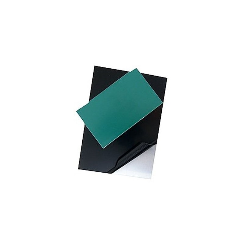 Fine art shop - Polished zinc plate protected and smalted, 50x50 (1,6) | totenart.com