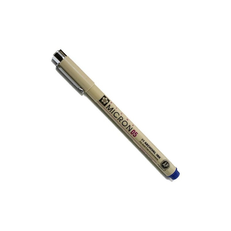 Fine art shop - Blue marker Pigma Micron Sakura 05, 0.45 mm. | totenart.com