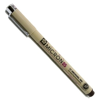 Fine art shop - Brown marker Pigma Micron Sakura 05, 0.45 mm. | totenart.com