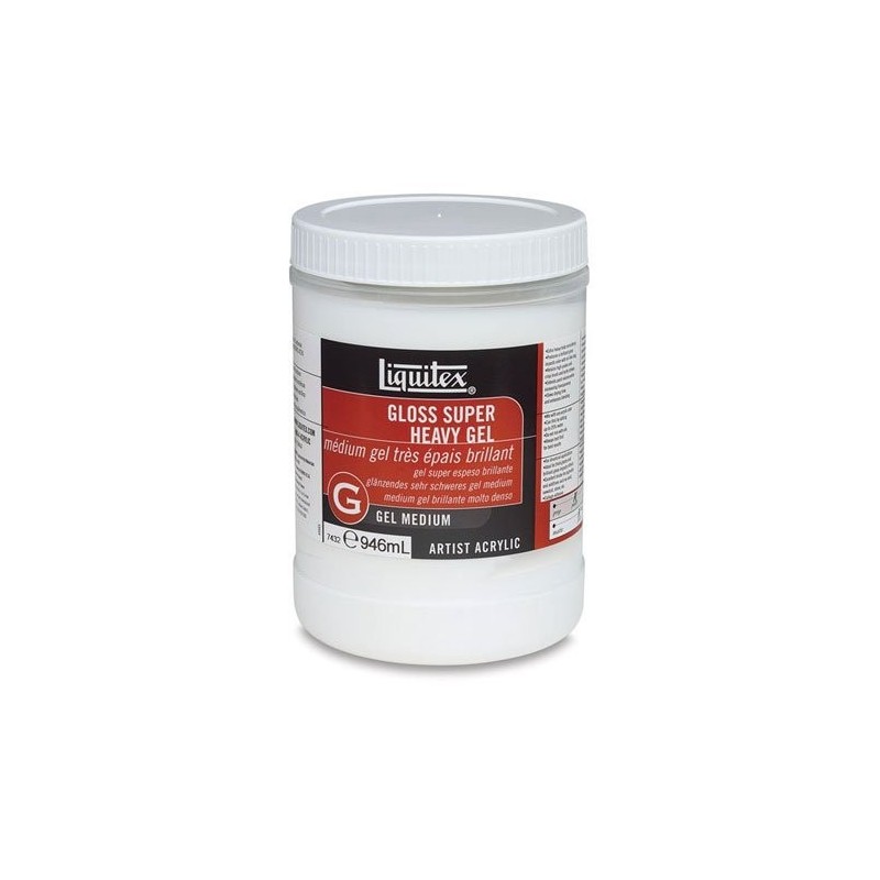 Fine art shop - Gloss super heavy gel, Liquitex 946 ml. | totenart.com