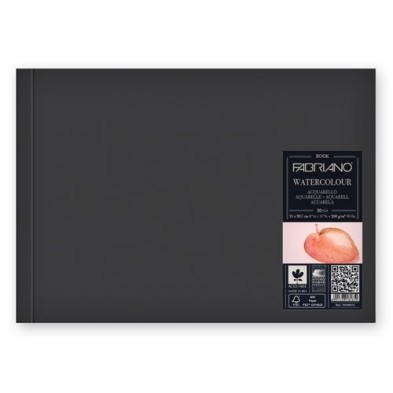  Fine art shop - Fabriano Book Watercolour 200 gr, 14.8x21 cm, block 30 s. | totenart.com