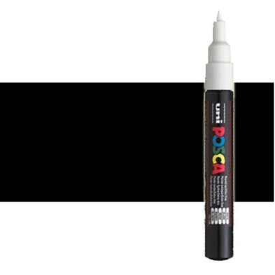 Fine art shop - Black (N. 24) Posca marker PC1M, round tip (0.7 mm.) | totenart.com