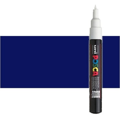 Fine art shop - Blue (N. 33) Posca marker PC1M, round tip (0.7 mm.) | totenart.com