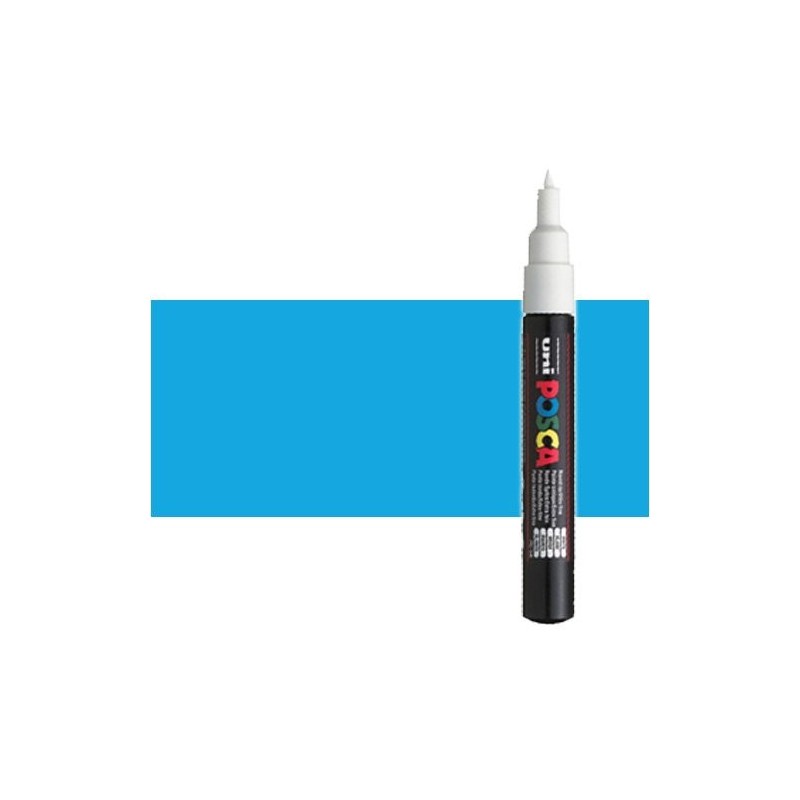 Fine art shop - Light blue (N. 8) Posca marker PC1M, round tip (0.7 mm.) | totenart.com