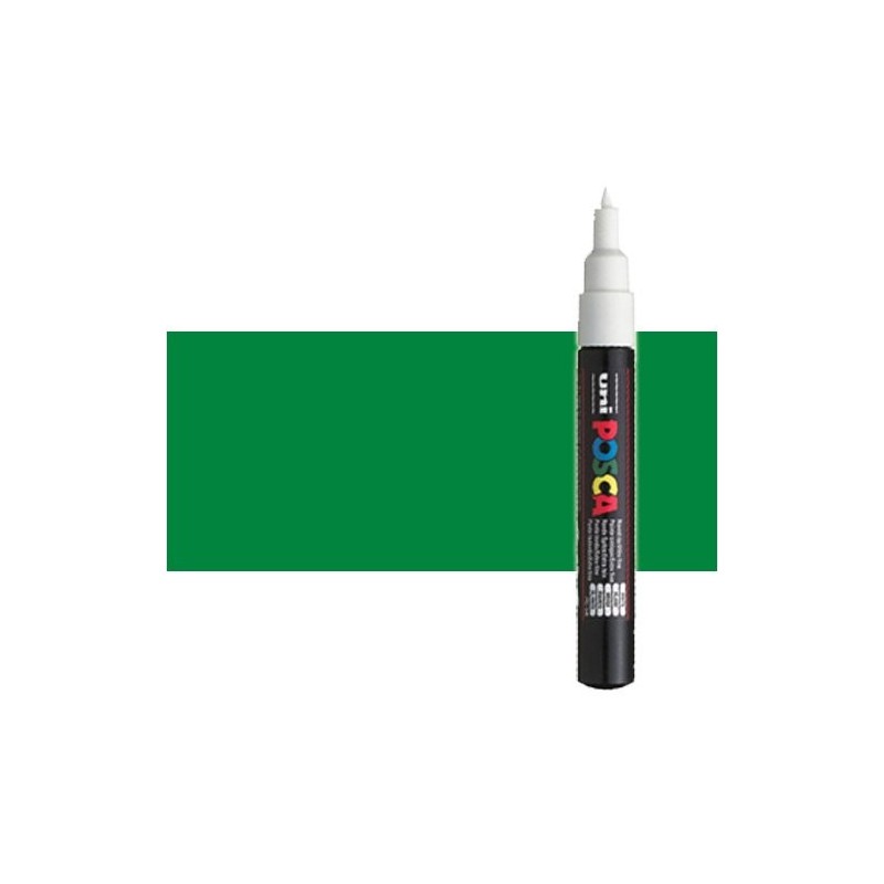 Fine art shop - Green (N. 6) Posca marker PC1M, round tip (0.7 mm.) | totenart.com