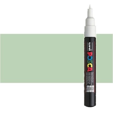 Fine art shop - Light green (N. 5) Posca marker PC1M, round tip (0.7 mm.) | totenart.com