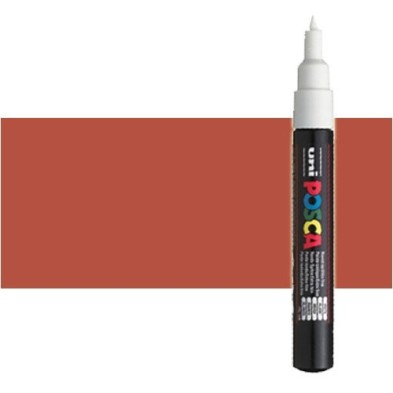 Fine art shop - Brown (N. 21) Posca marker PC1M, round tip (0.7 mm.) | totenart.com