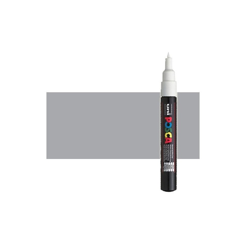Fine art shop - Silver (N. 26) Posca marker PC1M, round tip (0.7 mm.) | totenart.com
