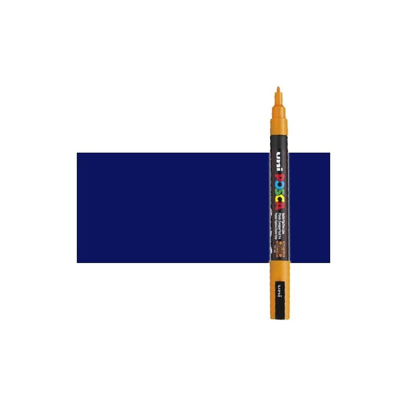 Fine art shop - Blue (N. 33) Posca marker PC3M, round tip (0.9-1.3 mm.) | totenart.com