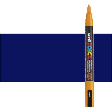 Fine art shop - Blue (N. 33) Posca marker PC3M, round tip (0.9-1.3 mm.) | totenart.com