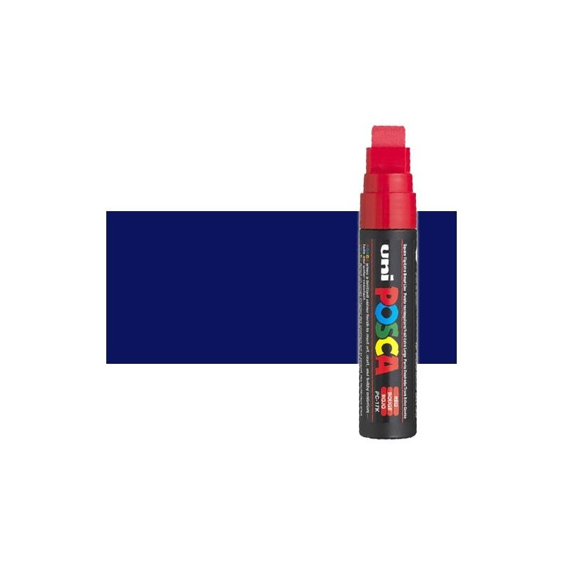 Fine art shop - Blue (N. 33) Posca marker PC17K, square tip (15 mm.)\n | totenart.com