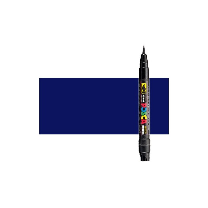 Fine art shop - Blue (N. 33) Posca marker PCF35, brush tip | totenart.com