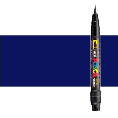 Fine art shop - Blue (N. 33) Posca marker PCF35, brush tip | totenart.com