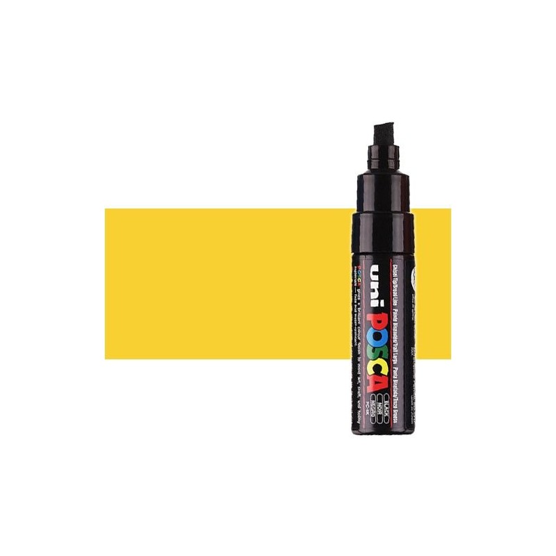 Fine art shop - Light Orange (n. 54) Posca marker PC8K, beveled tip (8 mm.) | totenart.com