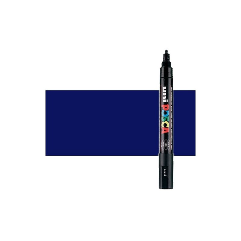Fine art shop - Blue (N. 33) Posca marker PC5M, round tip (1.8-2.5 mm.) | totenart.com