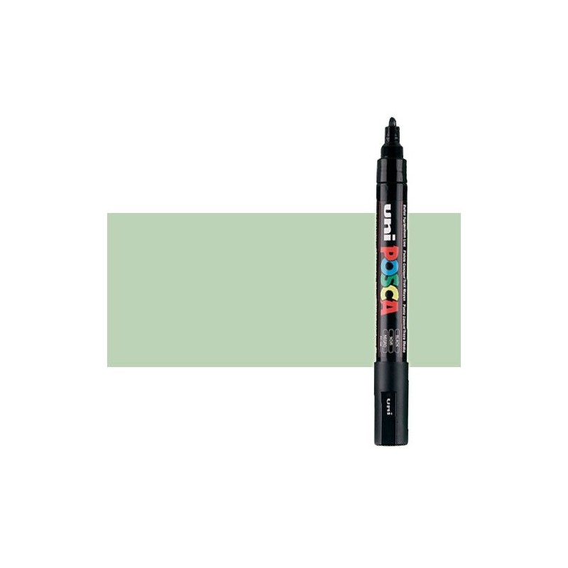 Fine art shop - Light green (N. 5) Posca marker PC5M, round tip (1.8-2.5 mm.) | totenart.com