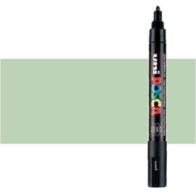 Fine art shop - Light green (N. 5) Posca marker PC5M, round tip (1.8-2.5 mm.) | totenart.com