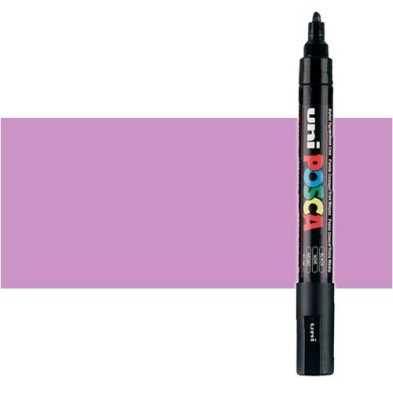 Fine art shop - Metallic pink (N. M13) Posca marker PC5M, round tip (1.8-2.5 mm.) | totenart.com