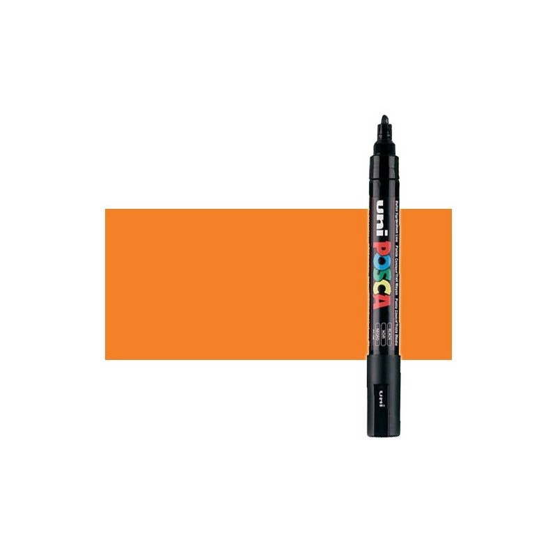 Fine art shop - Orange (N. 4) Posca marker PC5M, round tip (1.8-2.5 mm.) | totenart.com