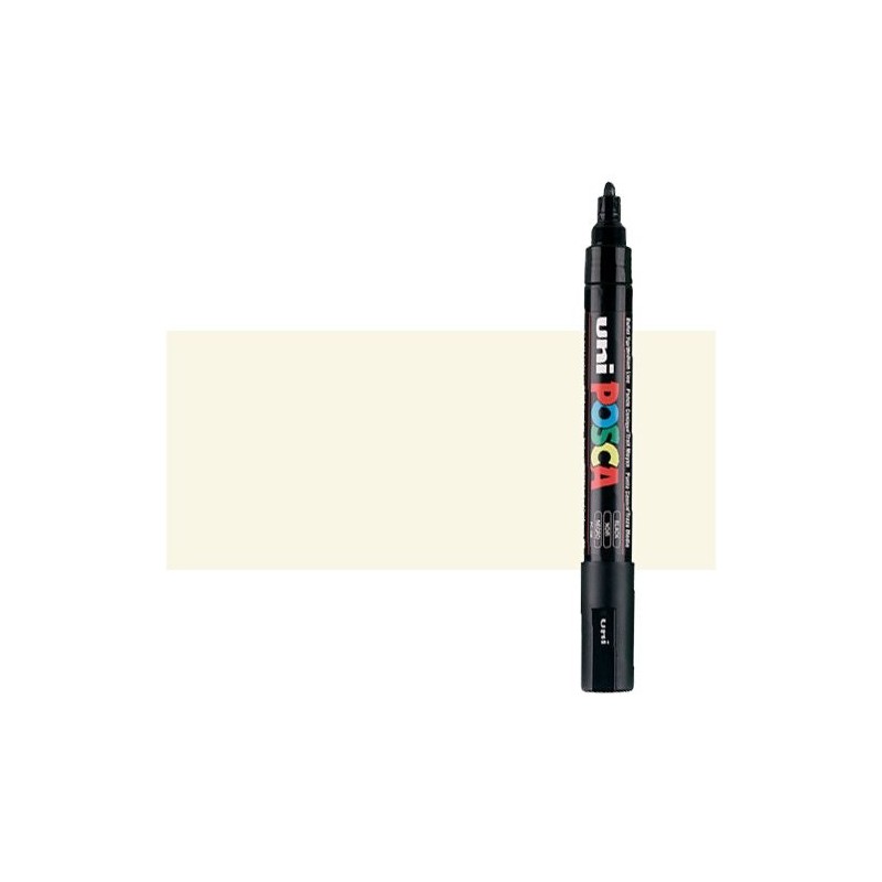 Fine art shop - Ivory (N. 46) Posca marker PC5M, round tip (1.8-2.5 mm.) | totenart.com