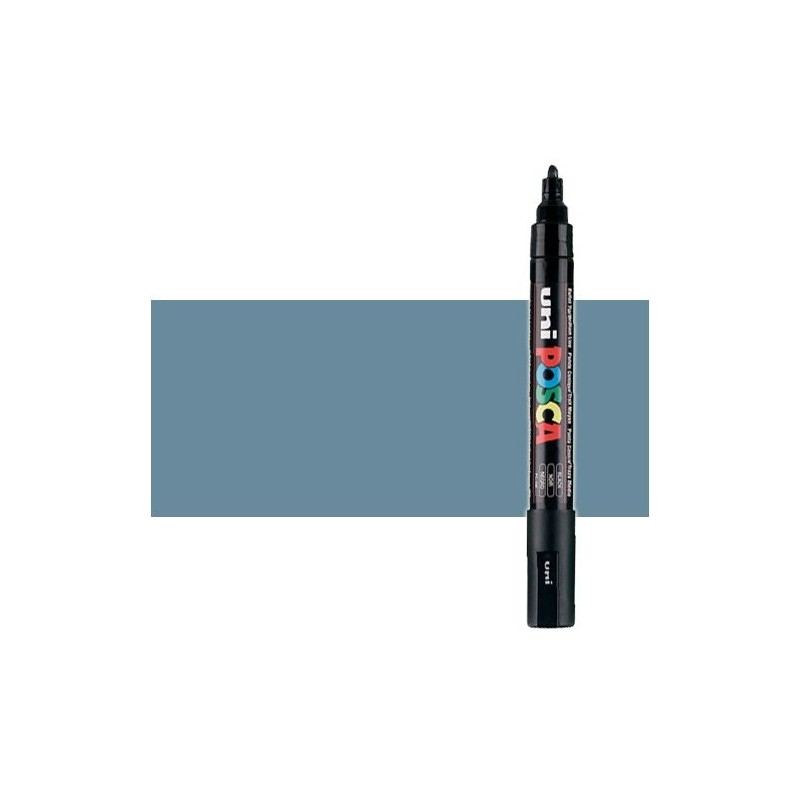 Fine art shop - Slate gray (N. 61) Posca marker PC5M, round tip (1.8-2.5 mm.) | totenart.com