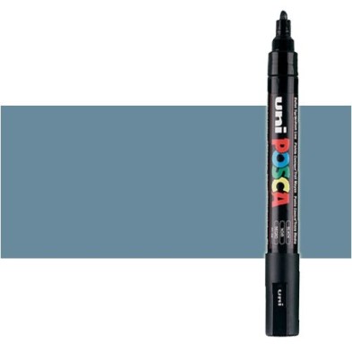 Fine art shop - Slate gray (N. 61) Posca marker PC5M, round tip (1.8-2.5 mm.) | totenart.com