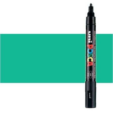 Fine art shop - Emerald (N. 31) Posca marker PC5M, round tip (1.8-2.5 mm.) | totenart.com