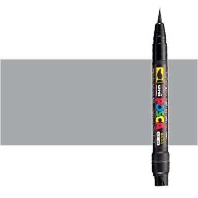 Fine art shop - Silver (N. 26) Posca marker PCF35, brush tip | totenart.com