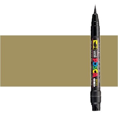 Fine art shop - Gold (N. 25) Posca marker PCF35, brush tip | totenart.com