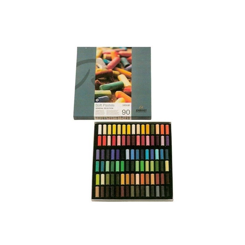  Fine art shop - Case pastel Rembrandt, 90 half length units., General selection | totenart.com