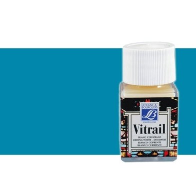 Fine art shop - Vitrail Turquoise Lefranc, 50 ml. | totenart.com