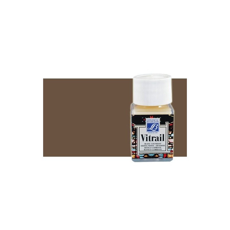 Fine art shop - Vitrail Deep Brown Lefranc, 50 ml. | totenart.com