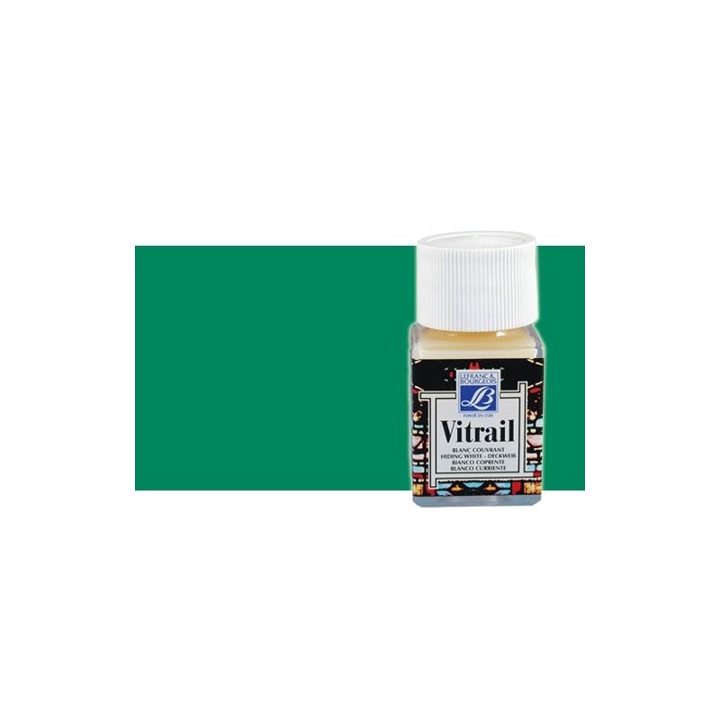 Fine art shop - Vitrail Intense Green Lefranc, 50 ml. | totenart.com