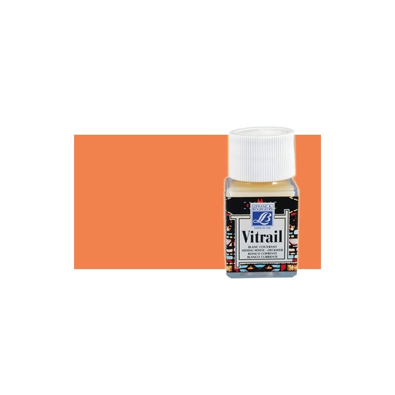 Fine art shop - Vitrail Orange Lefranc, 50 ml. | totenart.com