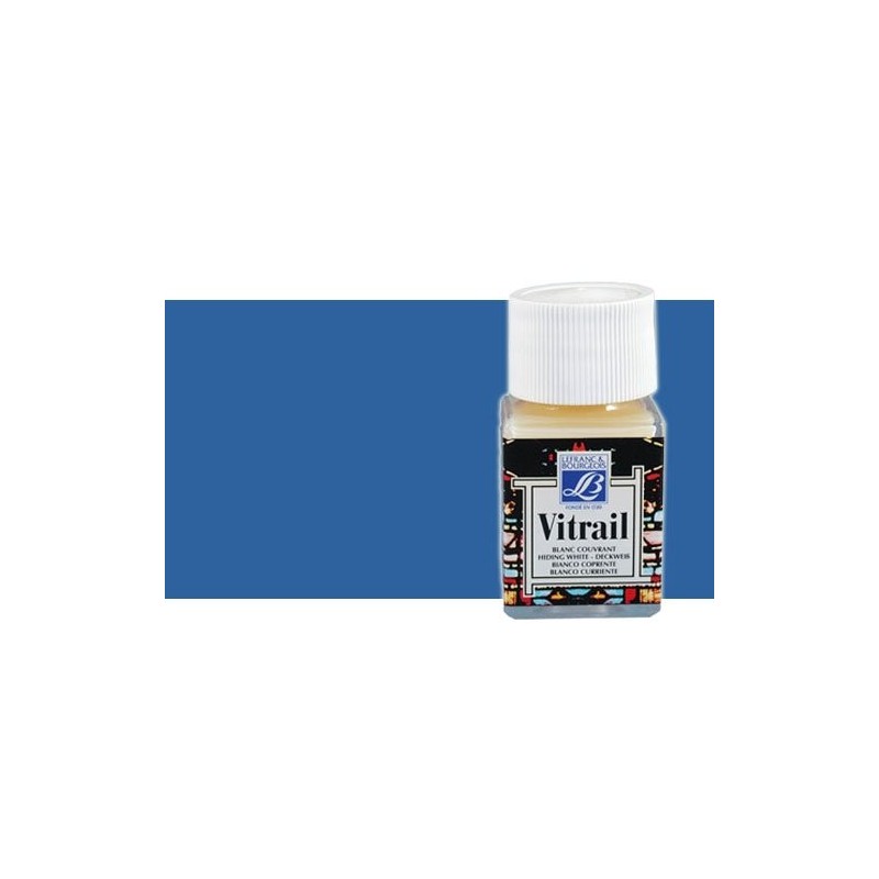 Fine art shop - Vitrail Intense Blue Lefranc, 50 ml. | totenart.com