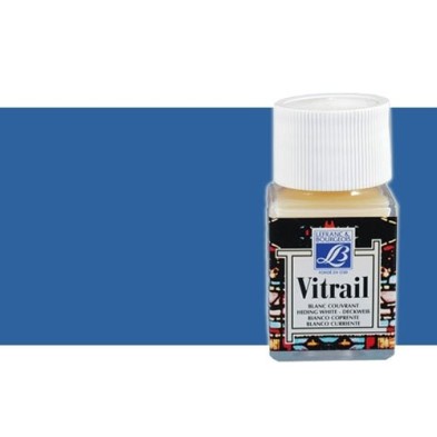 Fine art shop - Vitrail Intense Blue Lefranc, 50 ml. | totenart.com