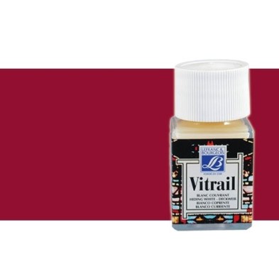 Fine art shop - Vitrail Deep red Lefranc, 50 ml. | totenart.com