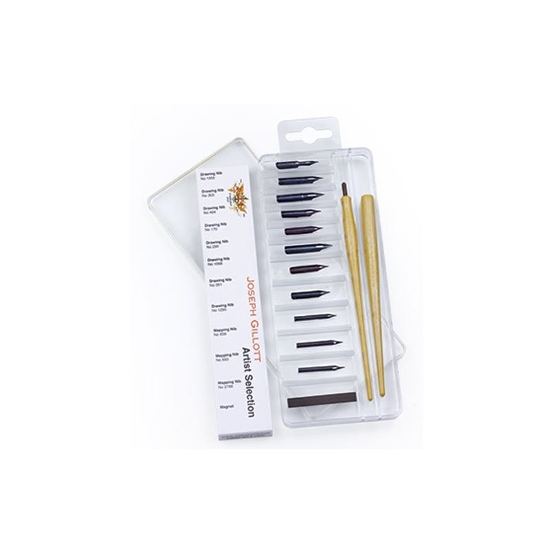 Material Bellas Artes - Dibujo - Joseph Gillott Artist Selection set calligraphy | totenart.com