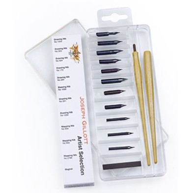 Material Bellas Artes - Dibujo - Joseph Gillott Artist Selection set calligraphy | totenart.com