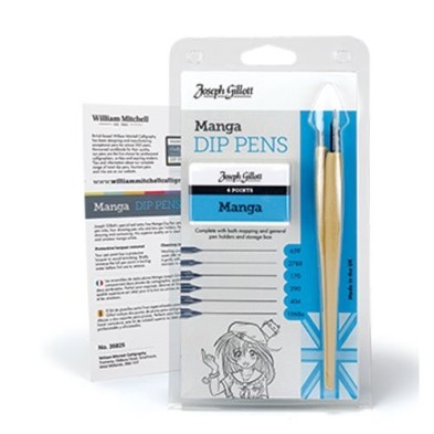 Material Bellas Artes - Dibujo - Joseph Gillott Manga set calligraphy | totenart.com